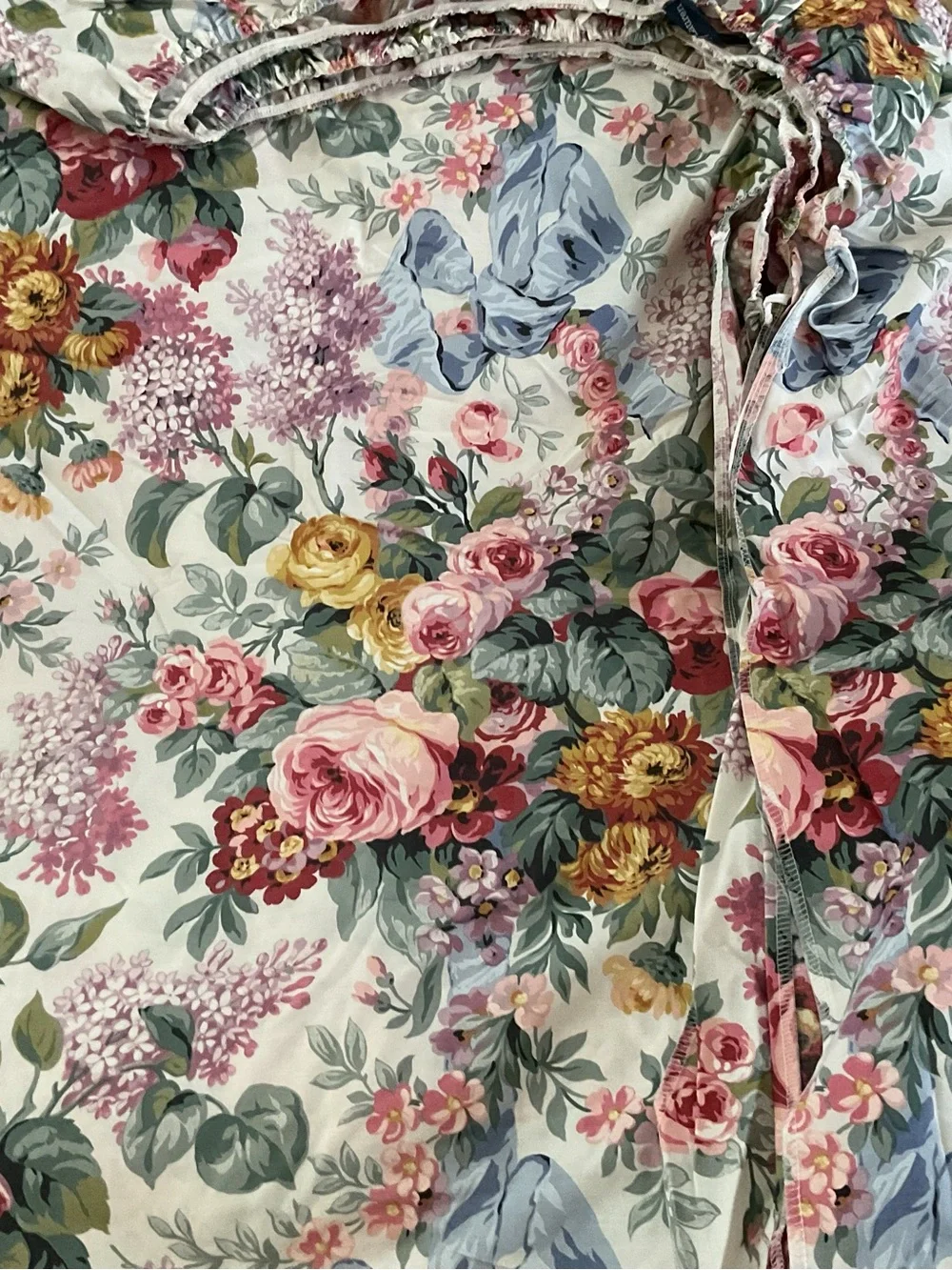 Ralph Lauren Queen Sheet Set- 2Pcs NEW “Allison” VTG Floral Cottagecore 1987